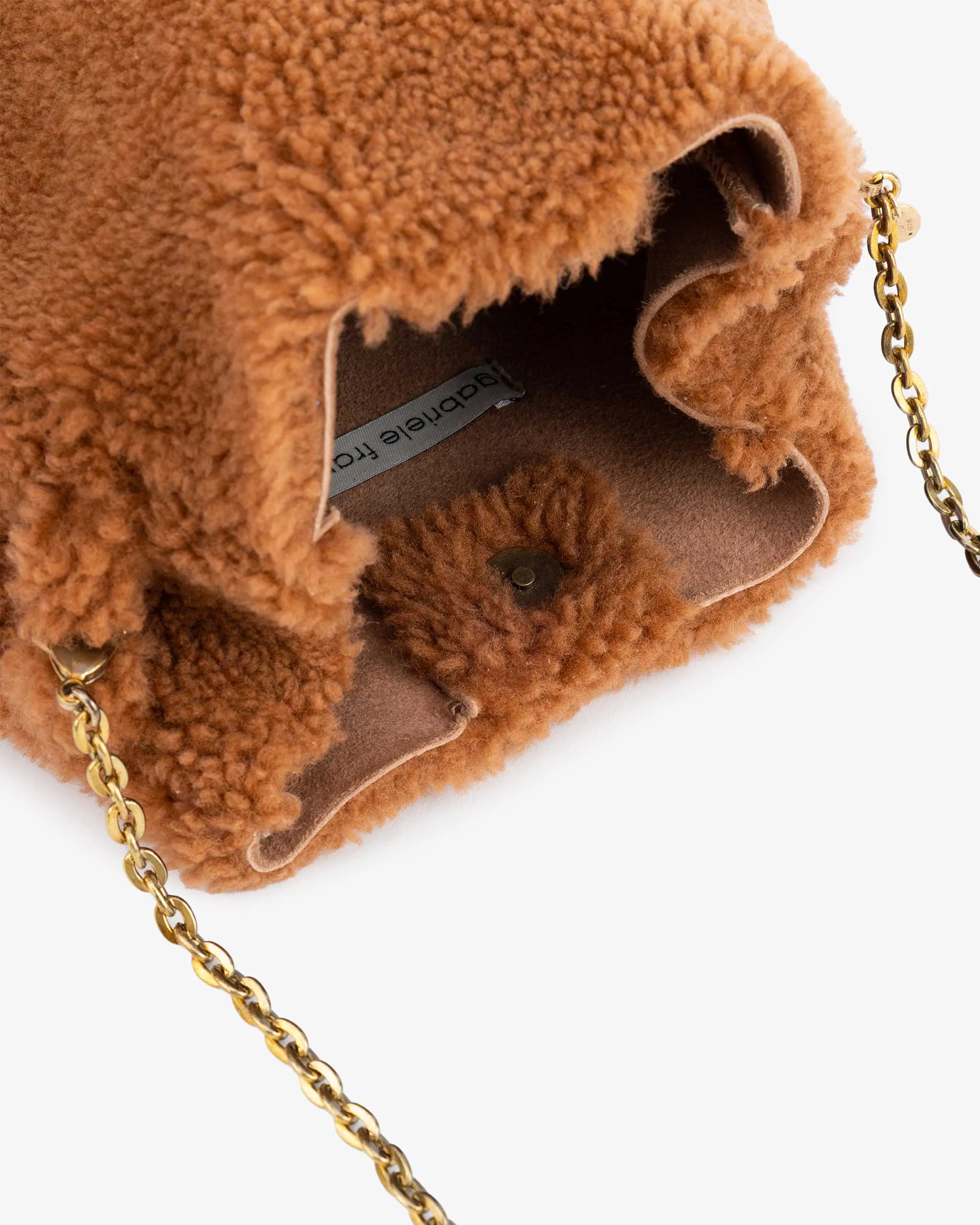 GABRIELE FRANTZEN Shearling Mini Bag