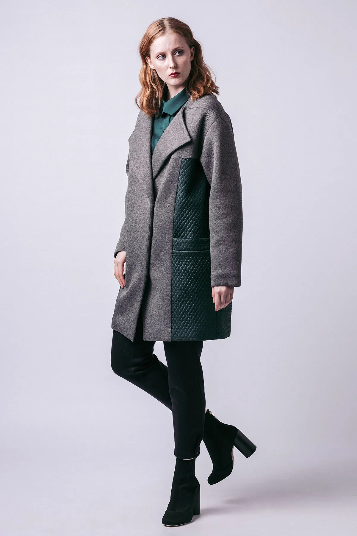 Gaia quilted coat