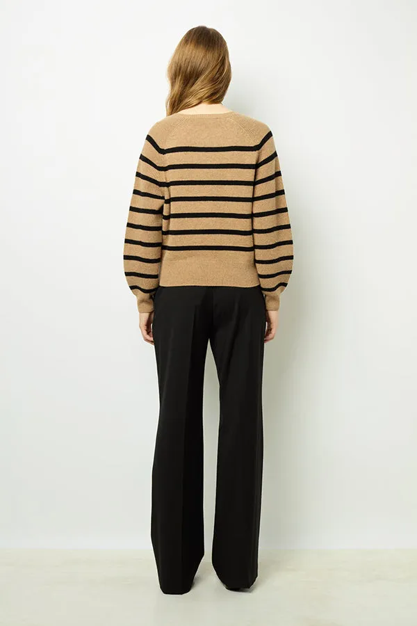 Gerard Darel JENNA CONTRASTING STRIPE SWEATER