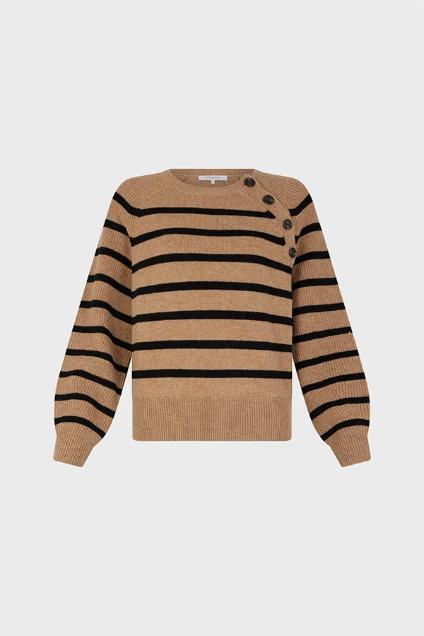 Gerard Darel JENNA CONTRASTING STRIPE SWEATER