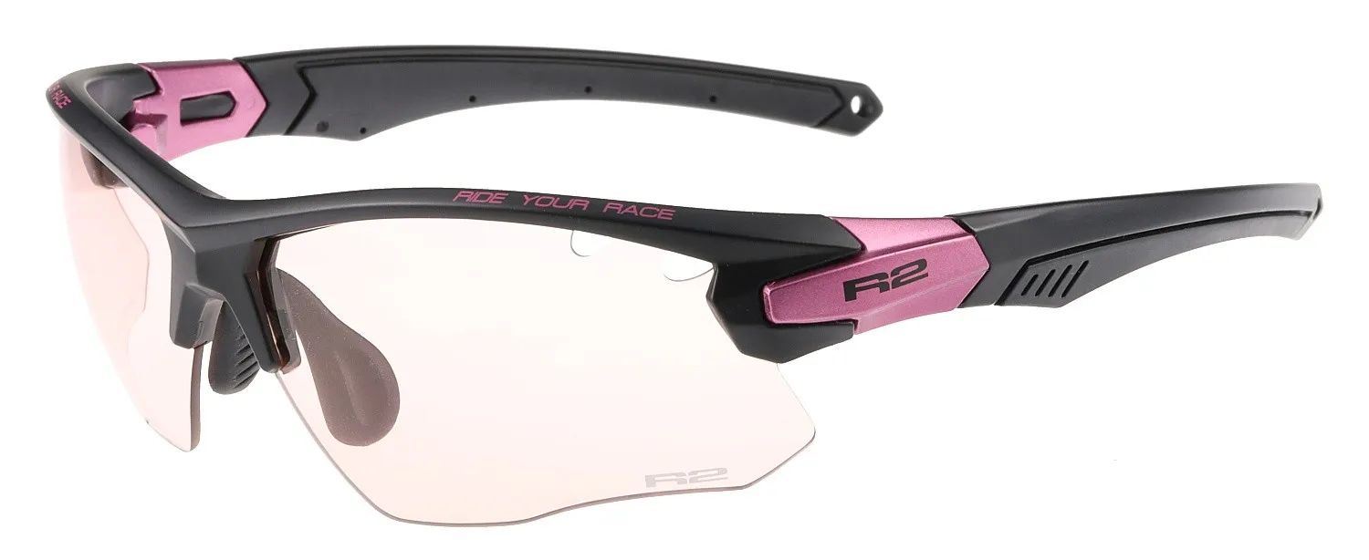 glasses R2 Crown - AT078X/Matte Black/Metallic Purple/Pink to Purple