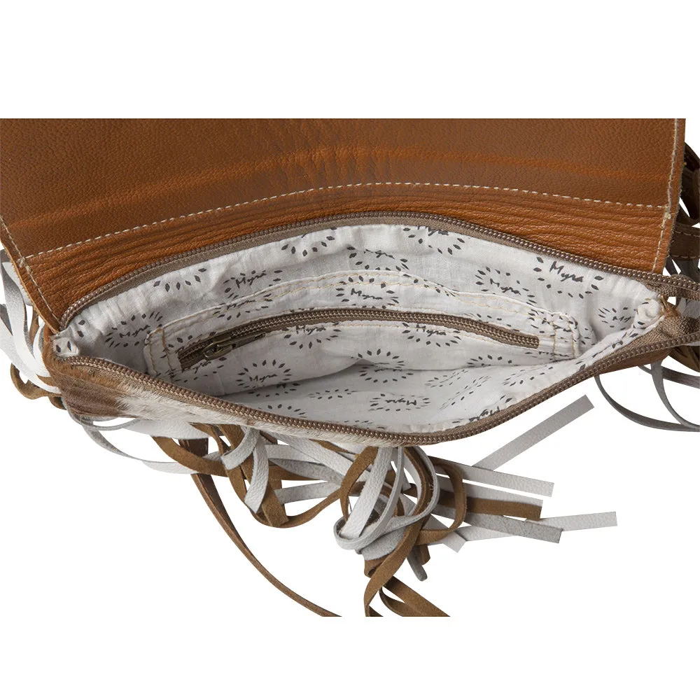 Glossy Moss Hand-Tooled Bag