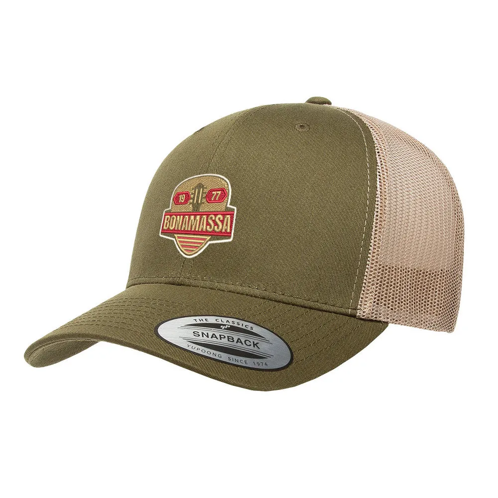 Gold Vintage Pick Yupoong Retro Trucker Hat