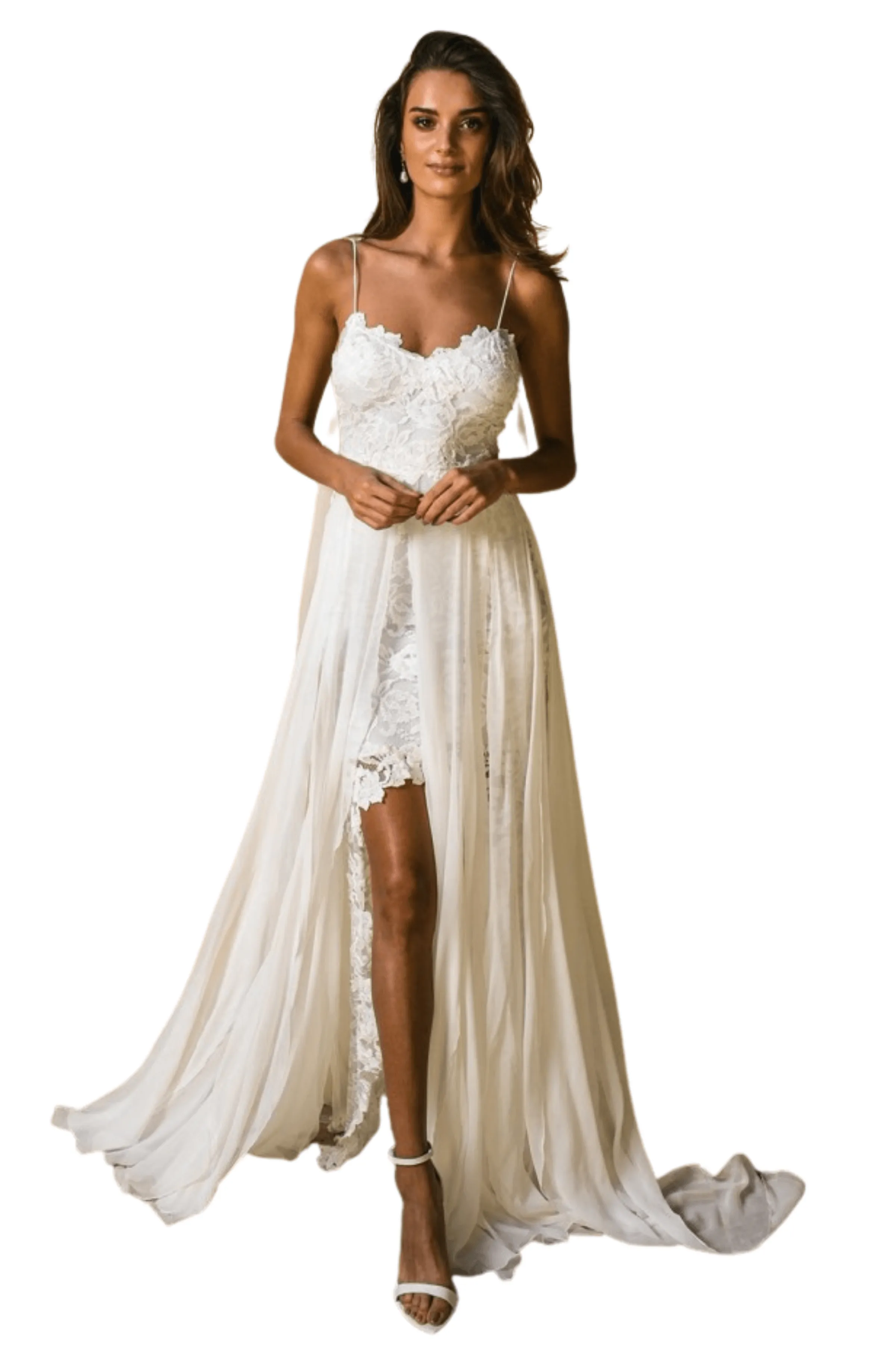 GRACE LOVES LACE Hollie Gown (White)- RRP $2,400