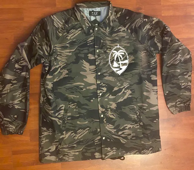 Guam Palm Tiger Camo Windbreaker Limited