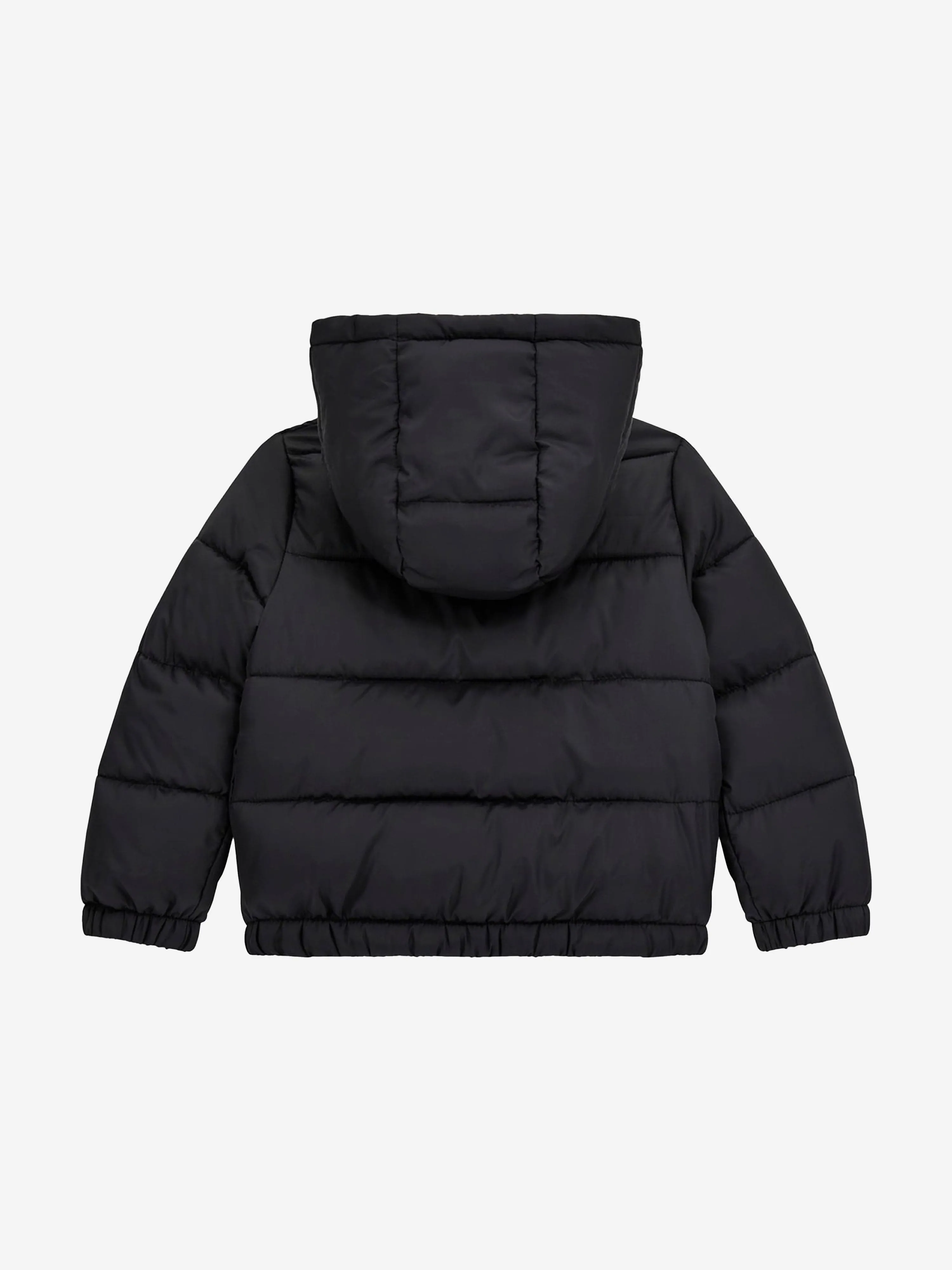 Guess Boys Logo Puffer Jacket in Black