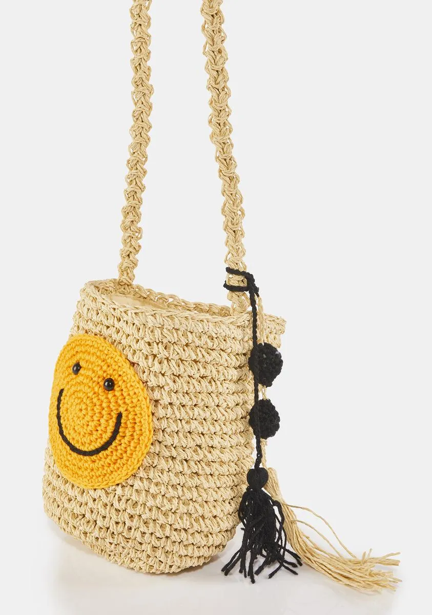 Happy Travels Woven Bag-