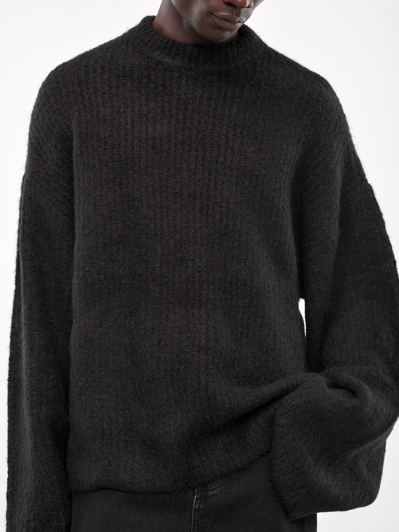 Heavy Knit Crew Sweater (ES2562CR-CROW)