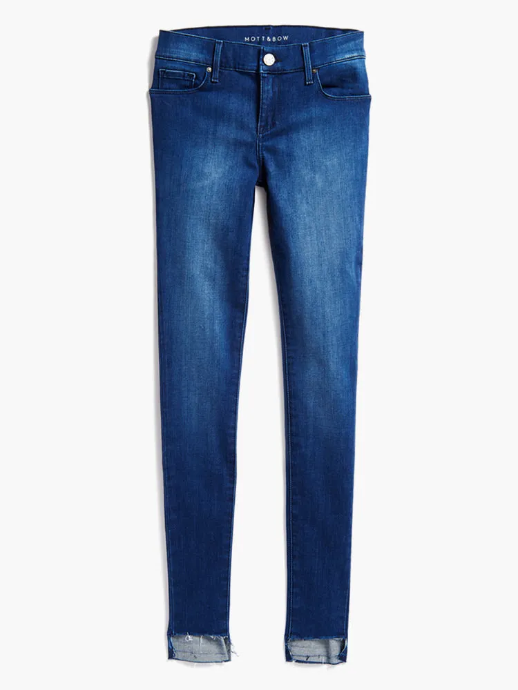 High Rise Skinny Carmine Jeans