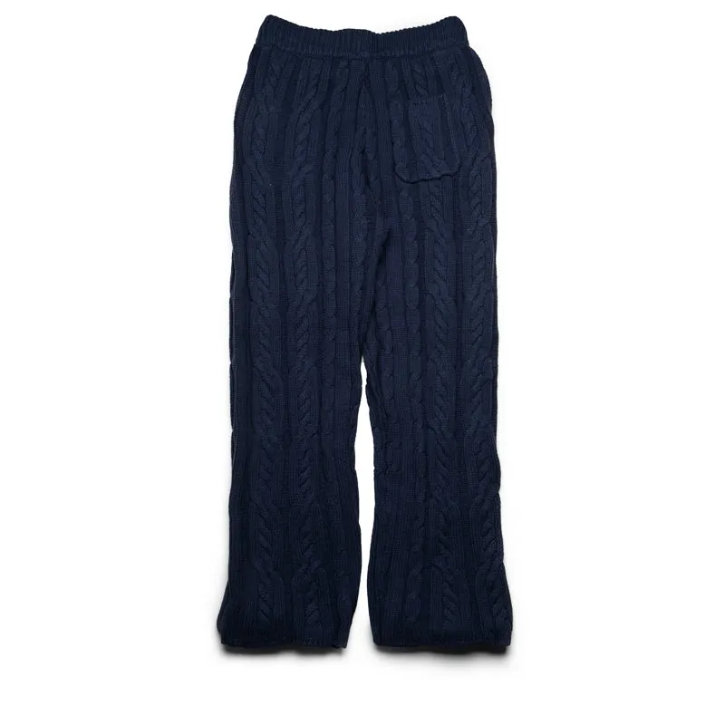 Honor The Gift Cable Knit Leisure Pant - Navy