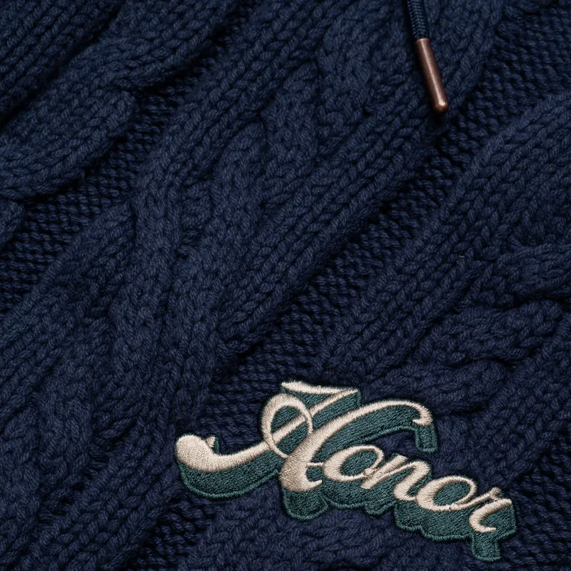 Honor The Gift Cable Knit Leisure Pant - Navy