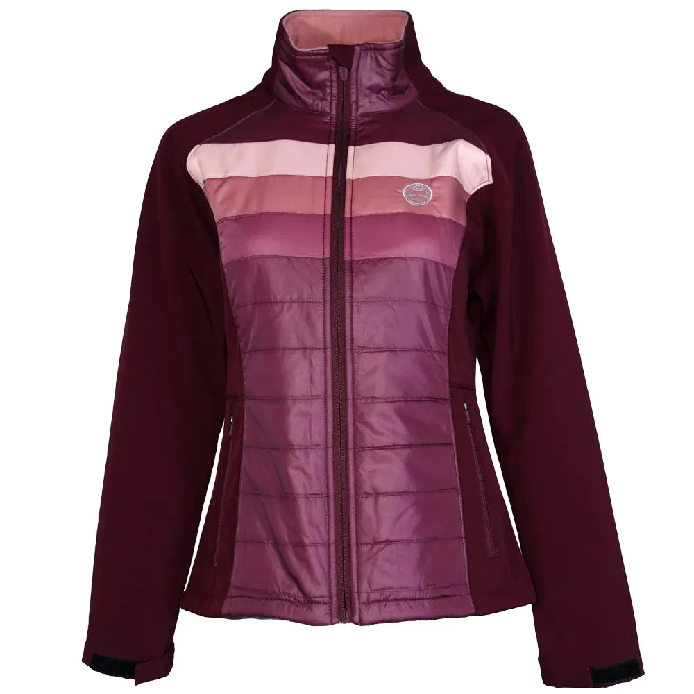 Hooey Women's SoftShell Jacket in Maroon