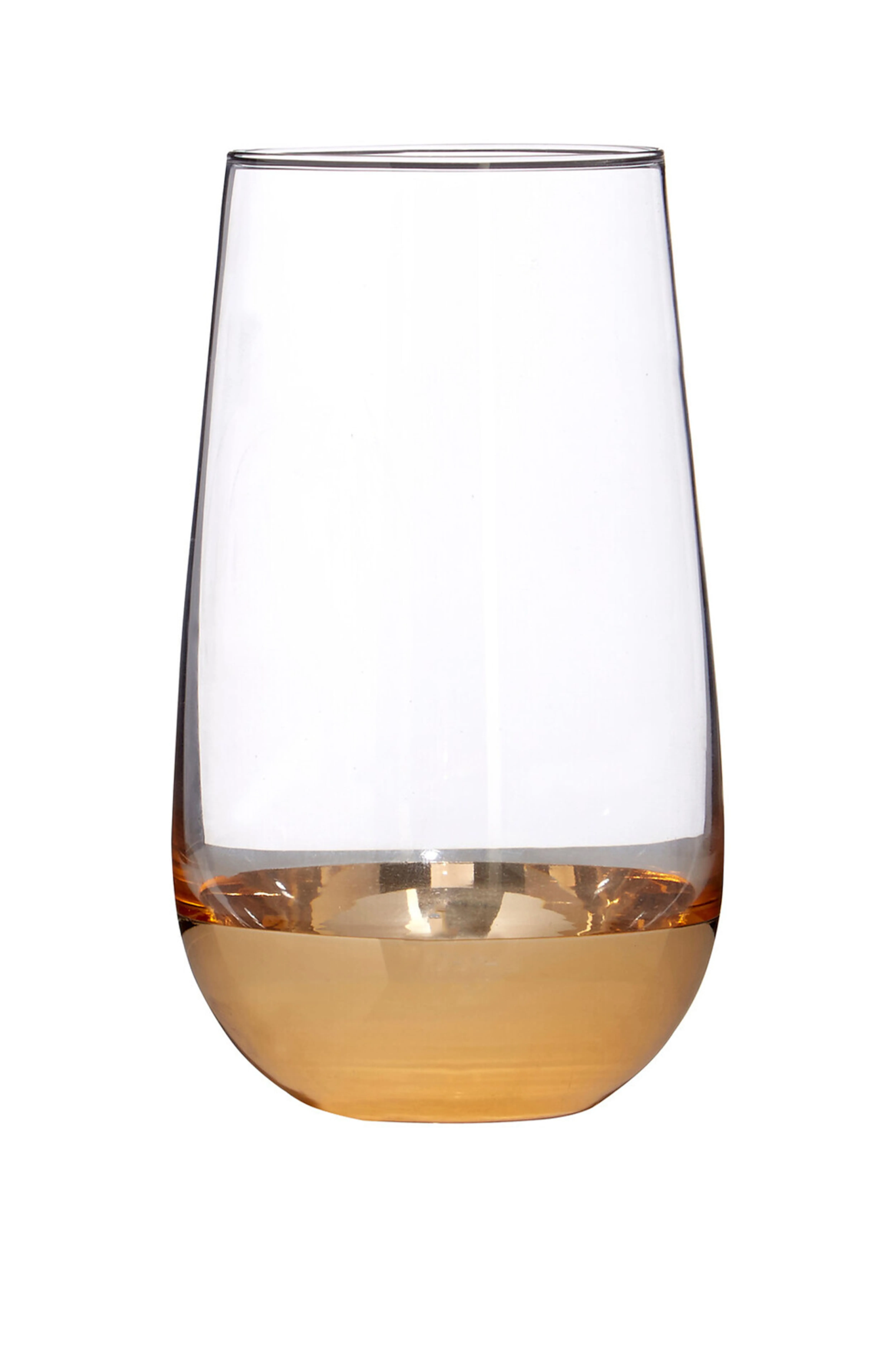 Horizon S/4 Highball Glasses - Clear And Gold - Interiors by Premier - Home All | H&M GB