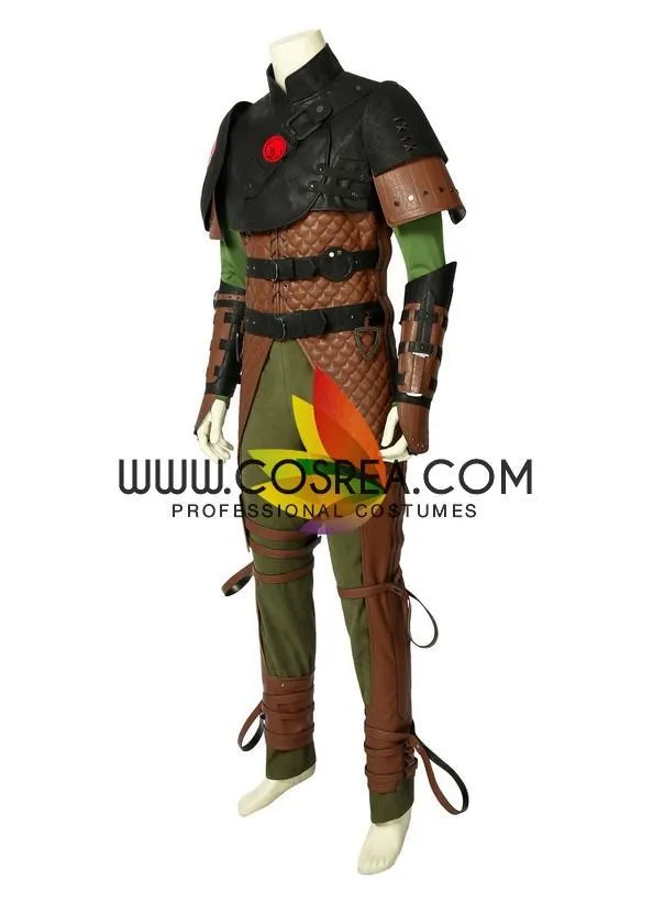 How to Train Your Dragon 2 Hiccup PU Leather Cosplay Costume