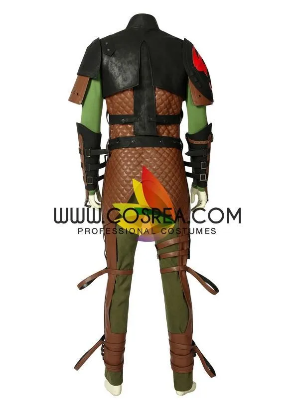 How to Train Your Dragon 2 Hiccup PU Leather Cosplay Costume