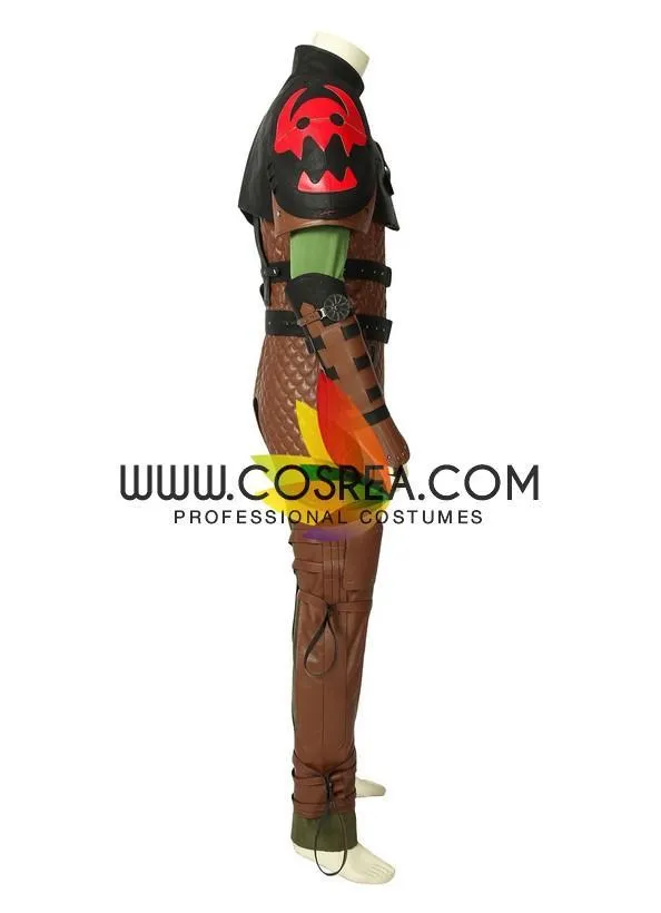 How to Train Your Dragon 2 Hiccup PU Leather Cosplay Costume