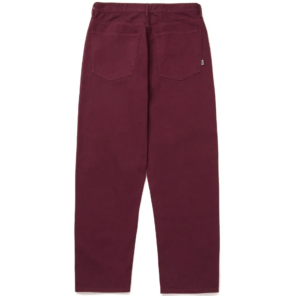 HUF CROMER SIGNATURE PANT // WINE