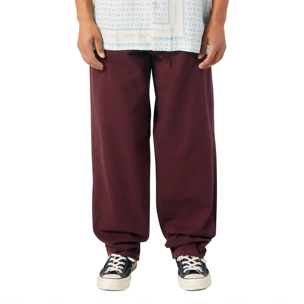 HUF CROMER SIGNATURE PANT // WINE