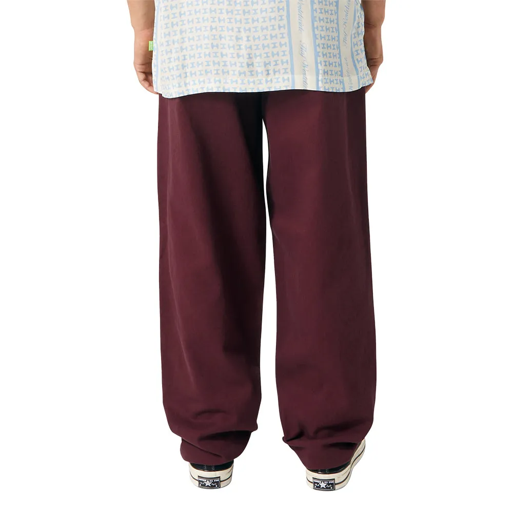 HUF CROMER SIGNATURE PANT // WINE