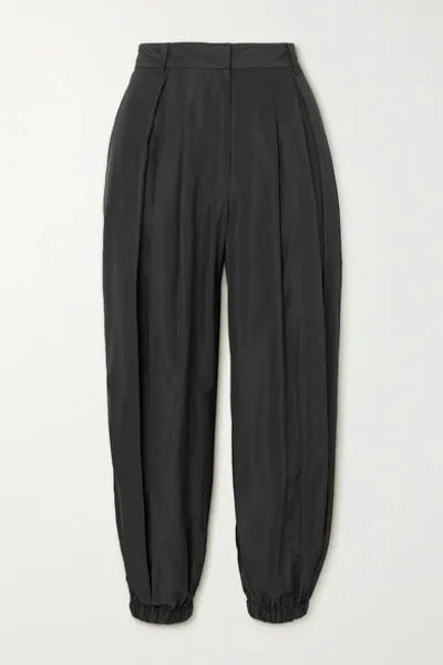 Italian Sporty Nylon Eden Pleated Balloon Pant - Regular