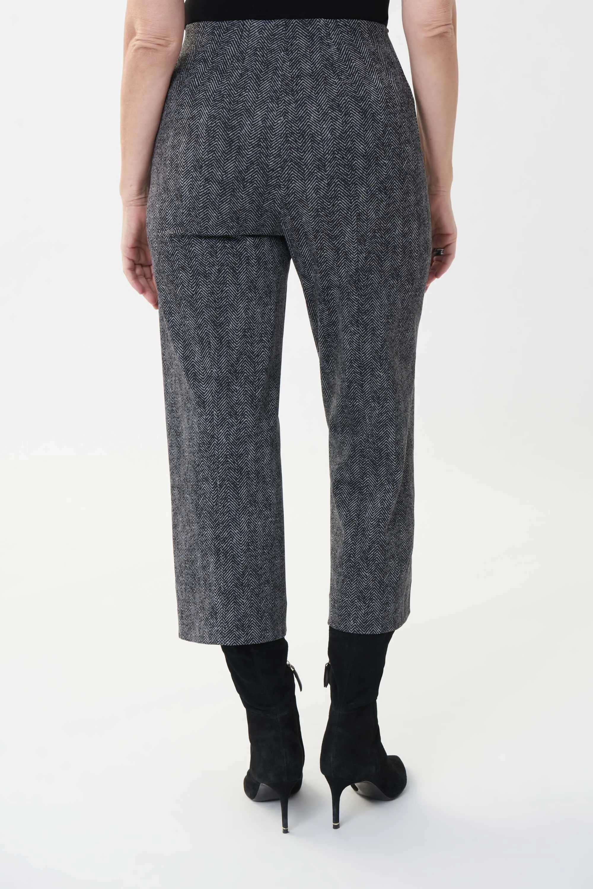 Joseph Ribkoff Herringbone Culotte Pant - 223137