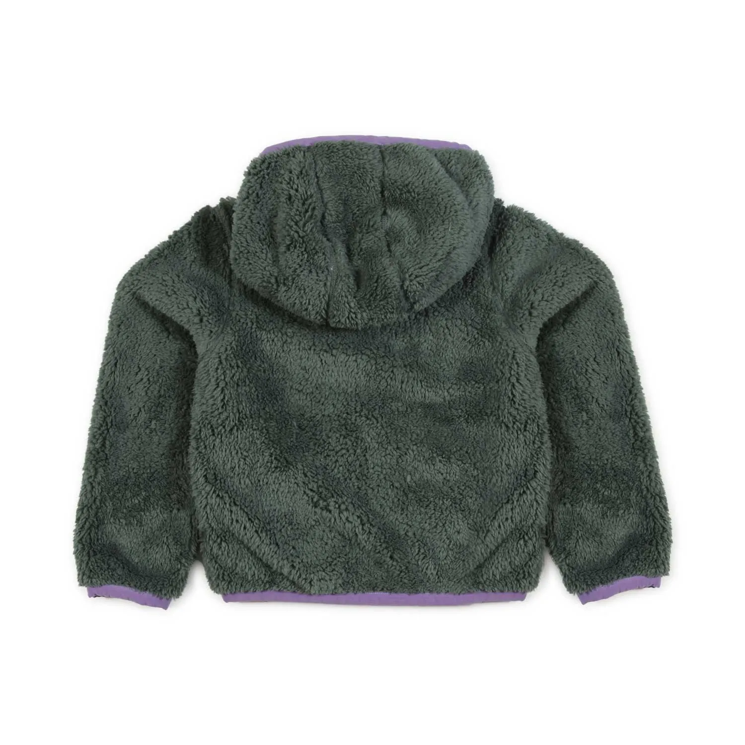 K-Way Purple And Green Lily Polar Double Jacket