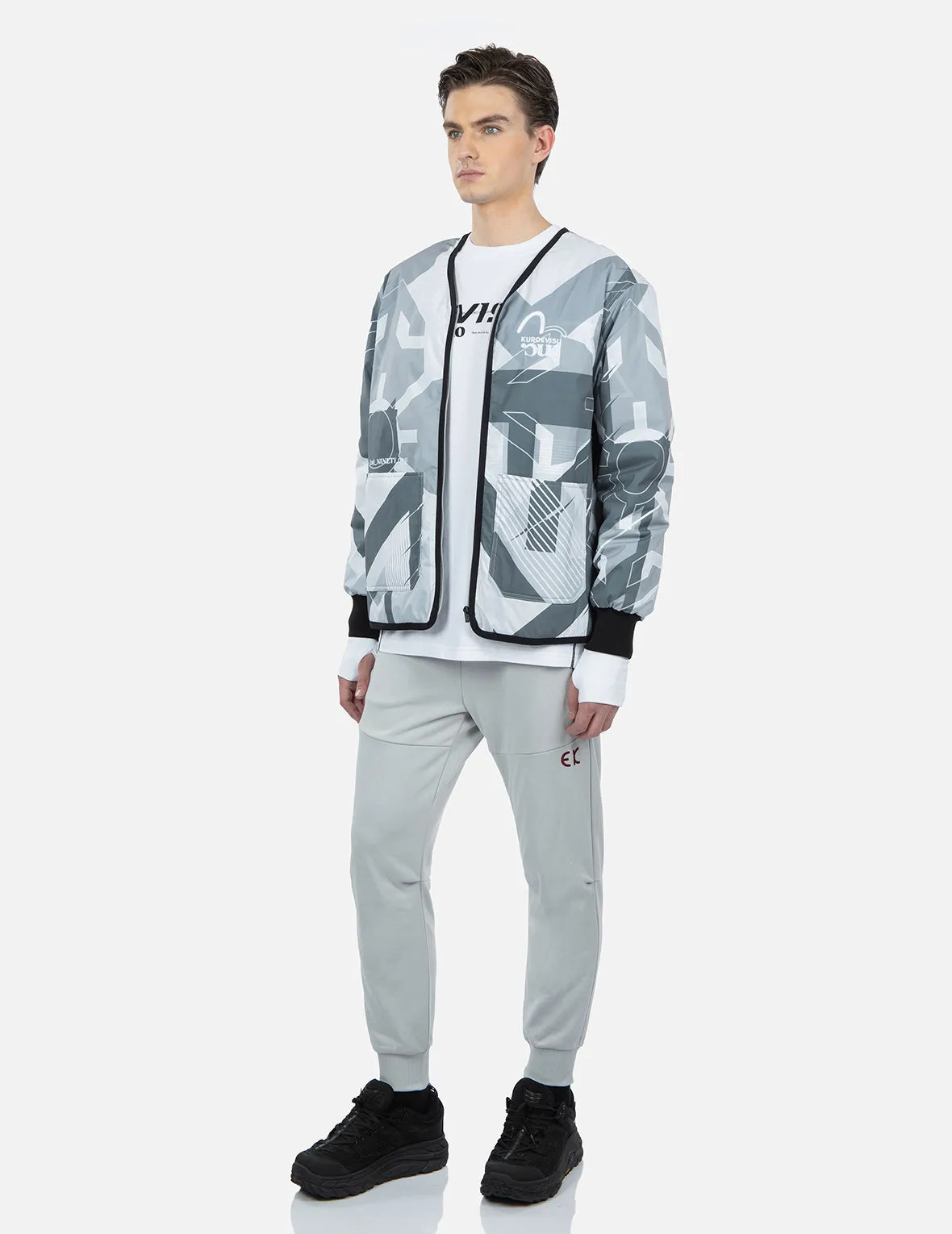 Kamon Camo Print Liner Jacket