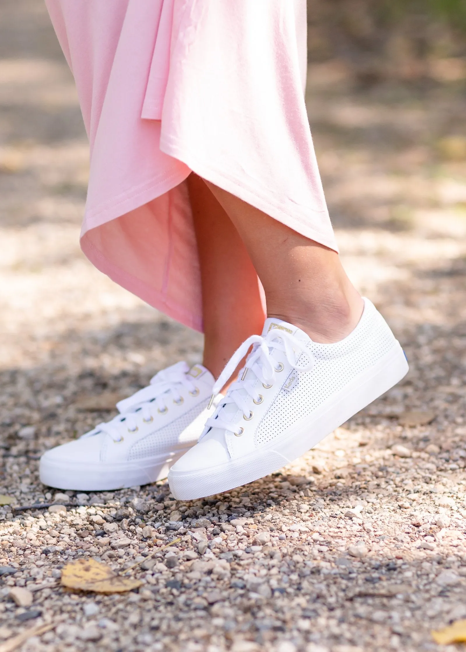 Keds Jump Kick Gold Accent Sneaker - FINAL SALE