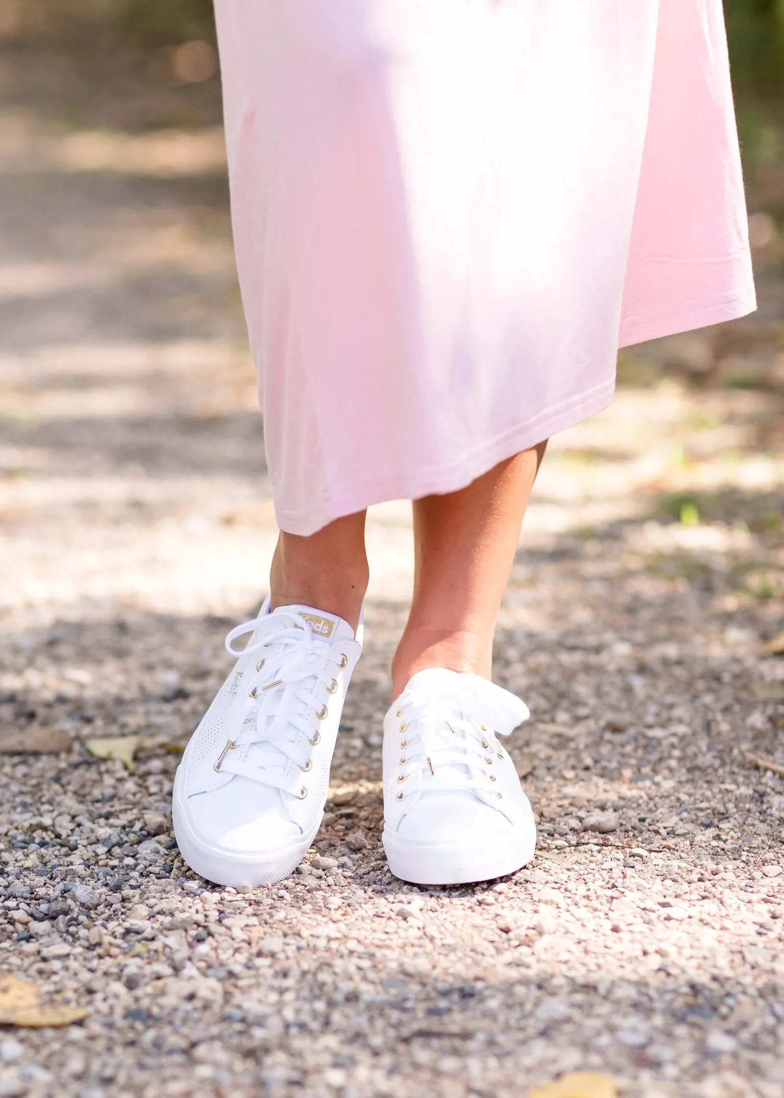 Keds Jump Kick Gold Accent Sneaker - FINAL SALE