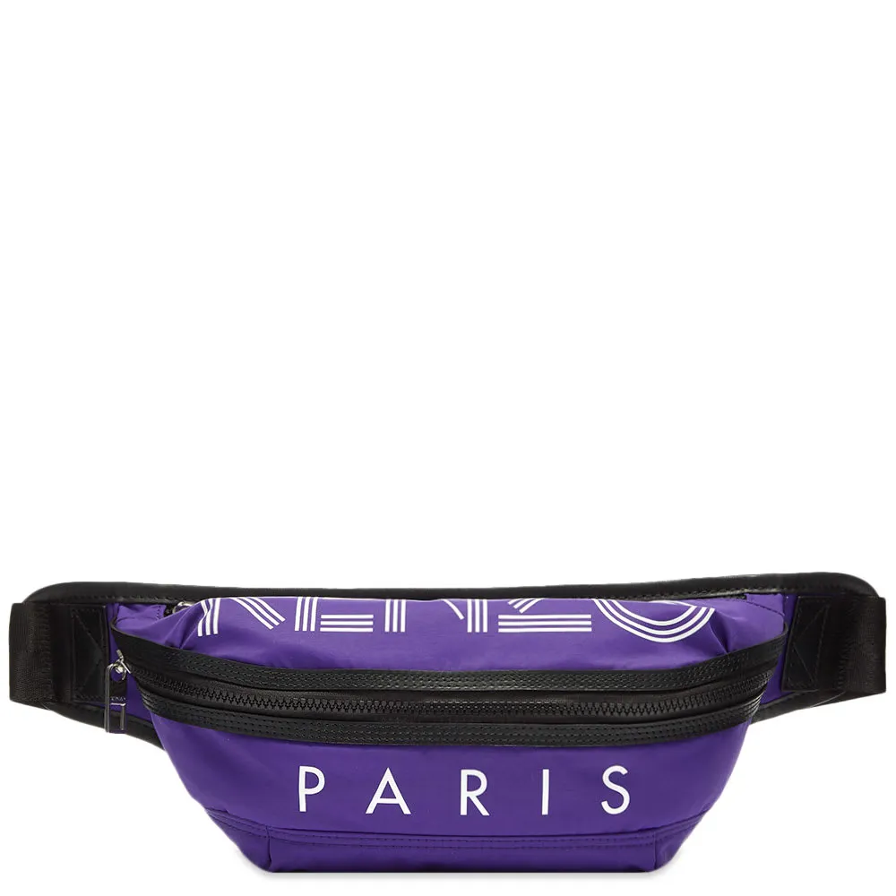 Kenzo Paris Sport Logo Waist BagAubergine