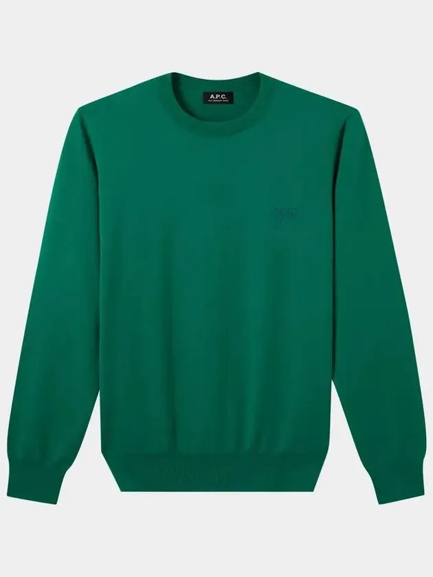 Knitted Men's Otis Pullover Cotton Sweater Green COEDF H23020