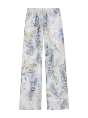 Lafayette 148 Eco Fern Riverside Pant in Bluestone Multi