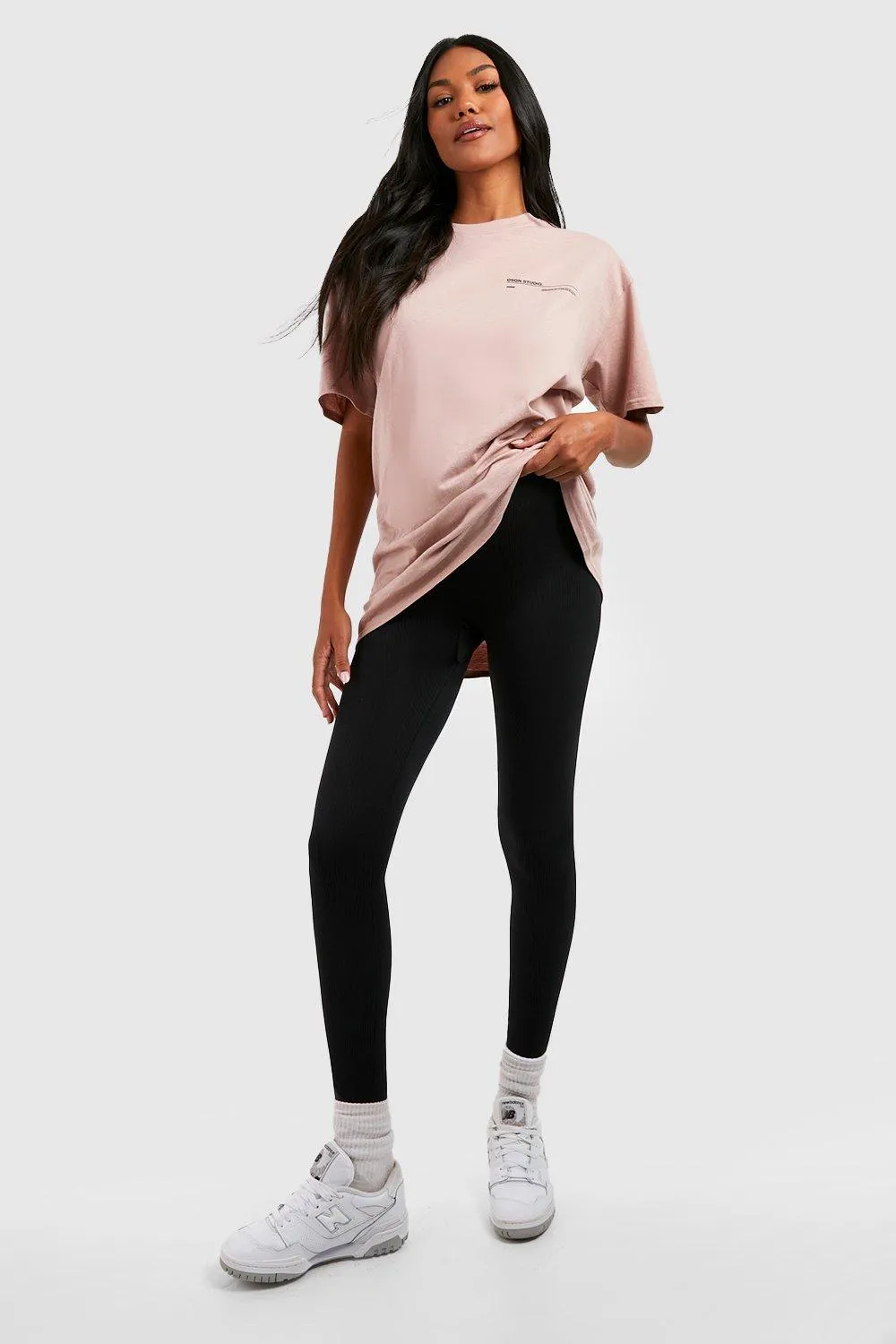 Leggings | Maternity Ribbed Seamless Leggings | boohoo