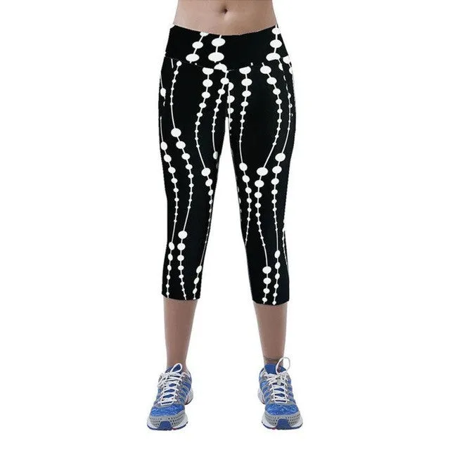 Leggings Fitness Womens Summer Casual Sweatpants Legging Printed Stretch Top Fitness legging para academia mulheres#3546 SM6