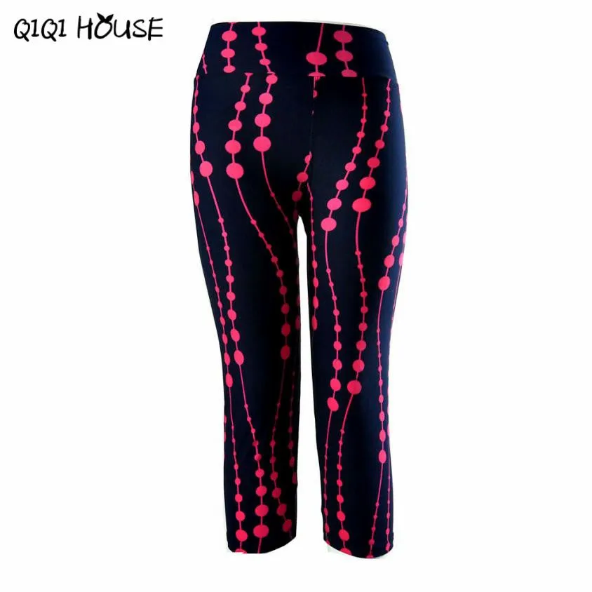 Leggings Fitness Womens Summer Casual Sweatpants Legging Printed Stretch Top Fitness legging para academia mulheres#3546 SM6