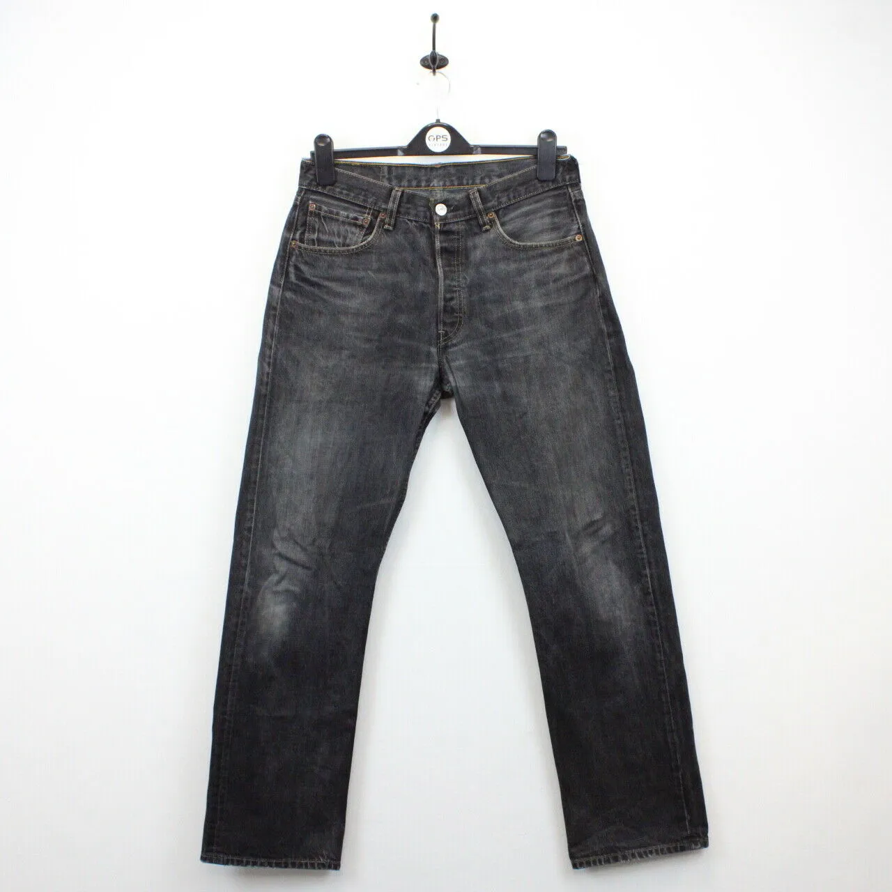 LEVIS 501 Jeans Black Charcoal | W32 L32