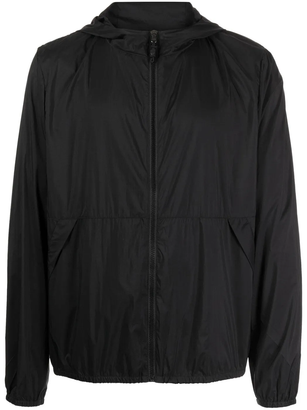 Lightweight Hooded Windbreaker-Black