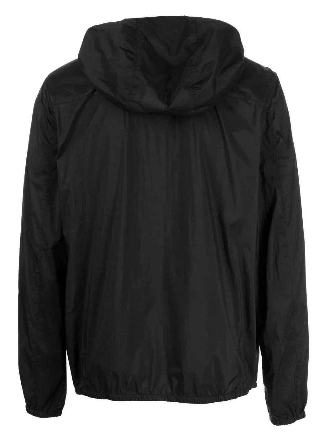 Lightweight Hooded Windbreaker-Black