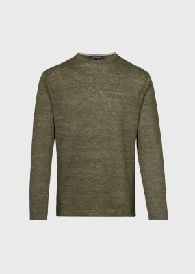 Linen Crewneck Sweater