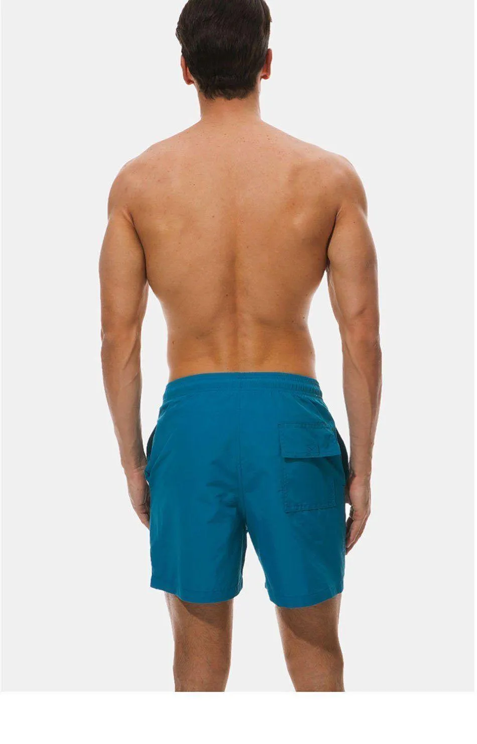 Luminous Beach Shorts With Drawstring