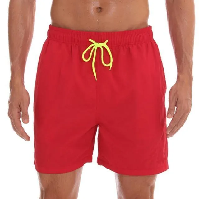 Luminous Beach Shorts With Drawstring