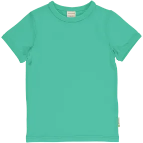 Maxomorra Green Organic Cotton Short Sleeved Top