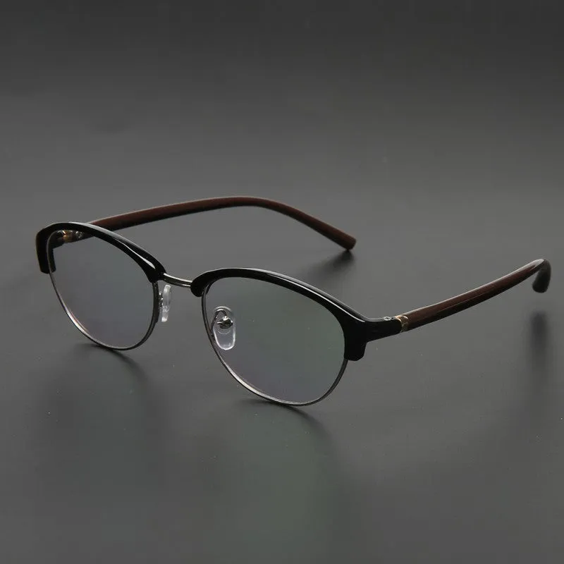 Men Glasses Frame Titanium Eyeglasses Optical Glasses Frame Reading Clear Glasses suit Prescription Eyewear Lenses LY6 SM6