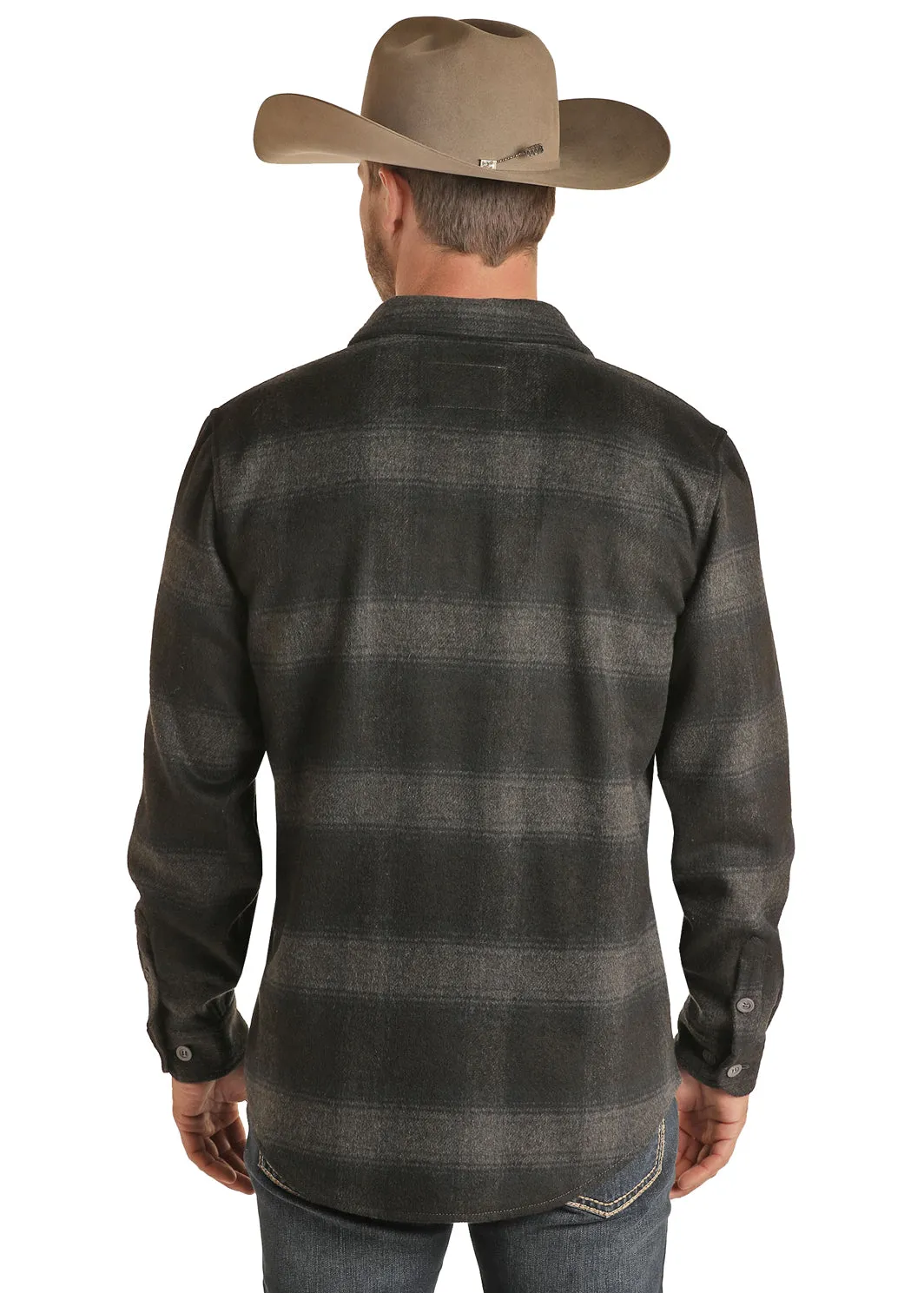 Men's Powder River Wool Shirt Jacket #PRMO92RZZ4