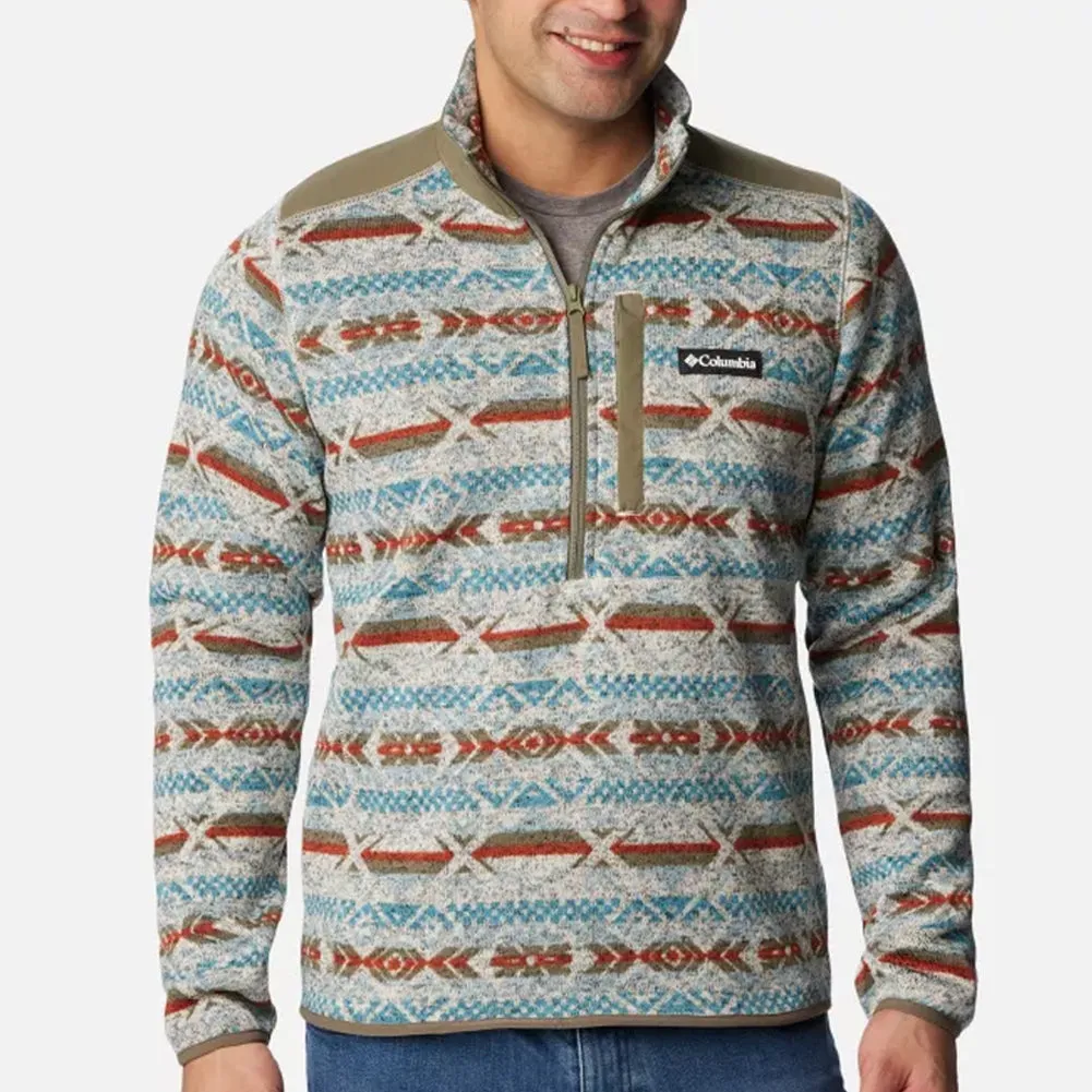 Men's Sweater Weather II Printed Fleece Half Zip Pullover - 2013461