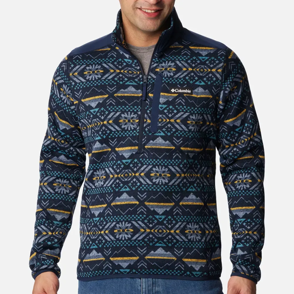 Men's Sweater Weather II Printed Fleece Half Zip Pullover - 2013461