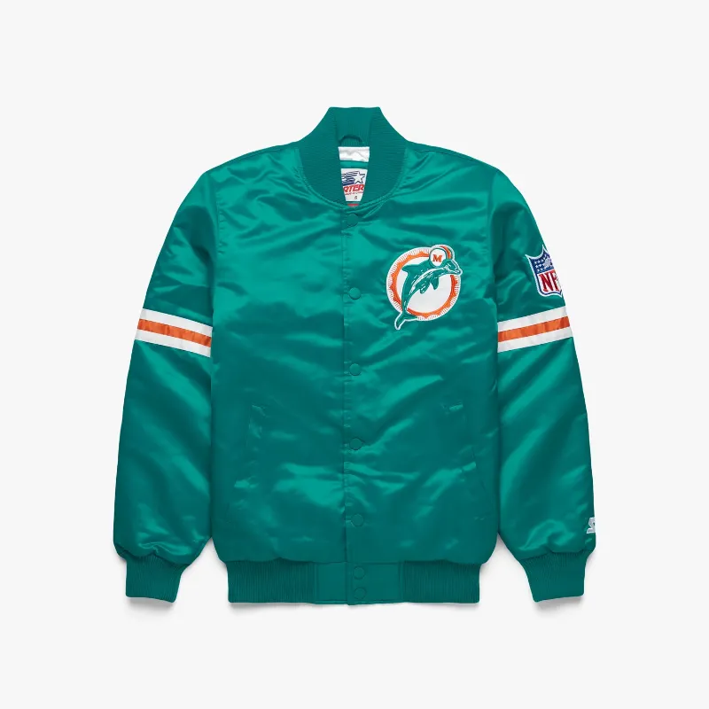 Miami Dolphins Satin Jacket - William Jacket