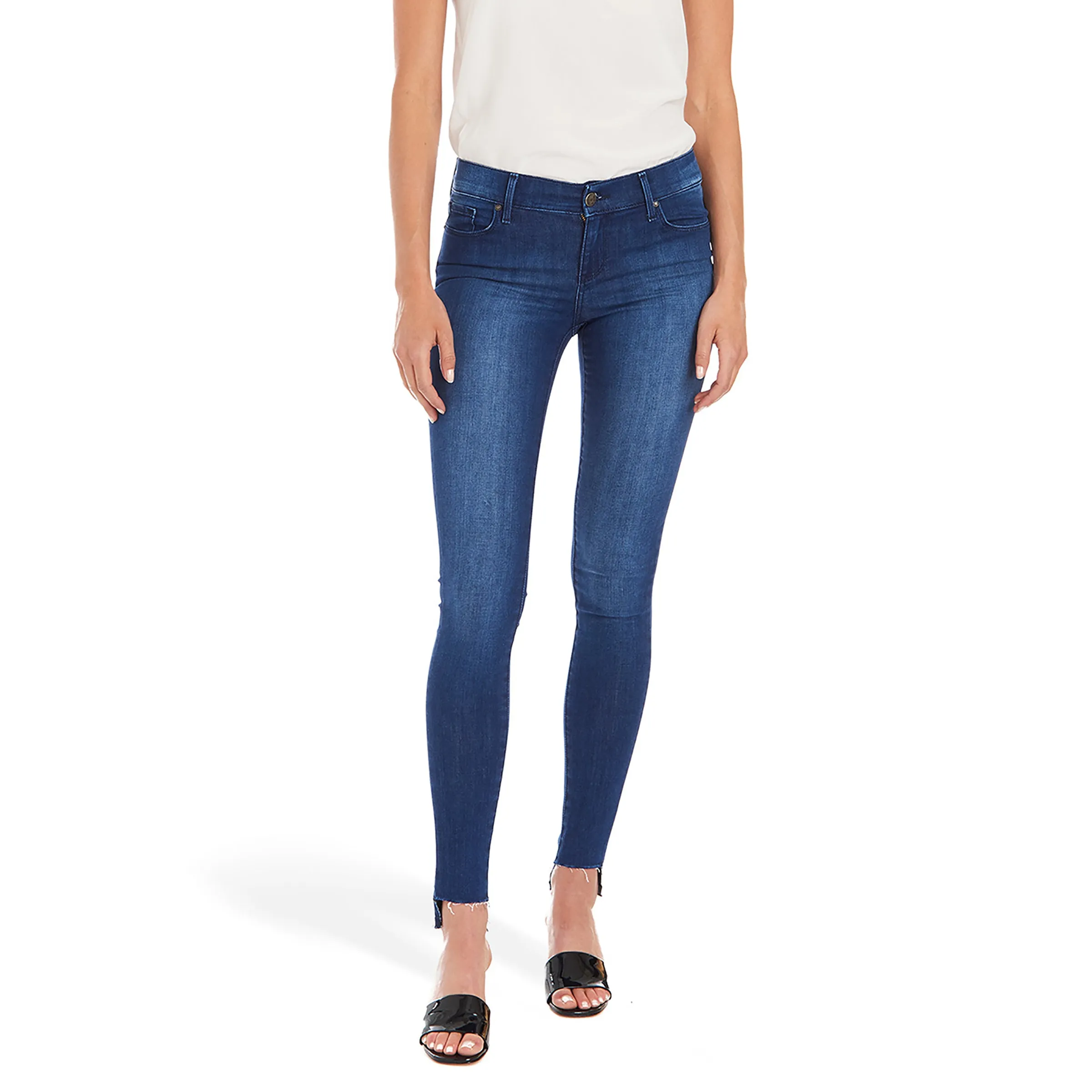 Mid Rise Skinny Carmine Jeans