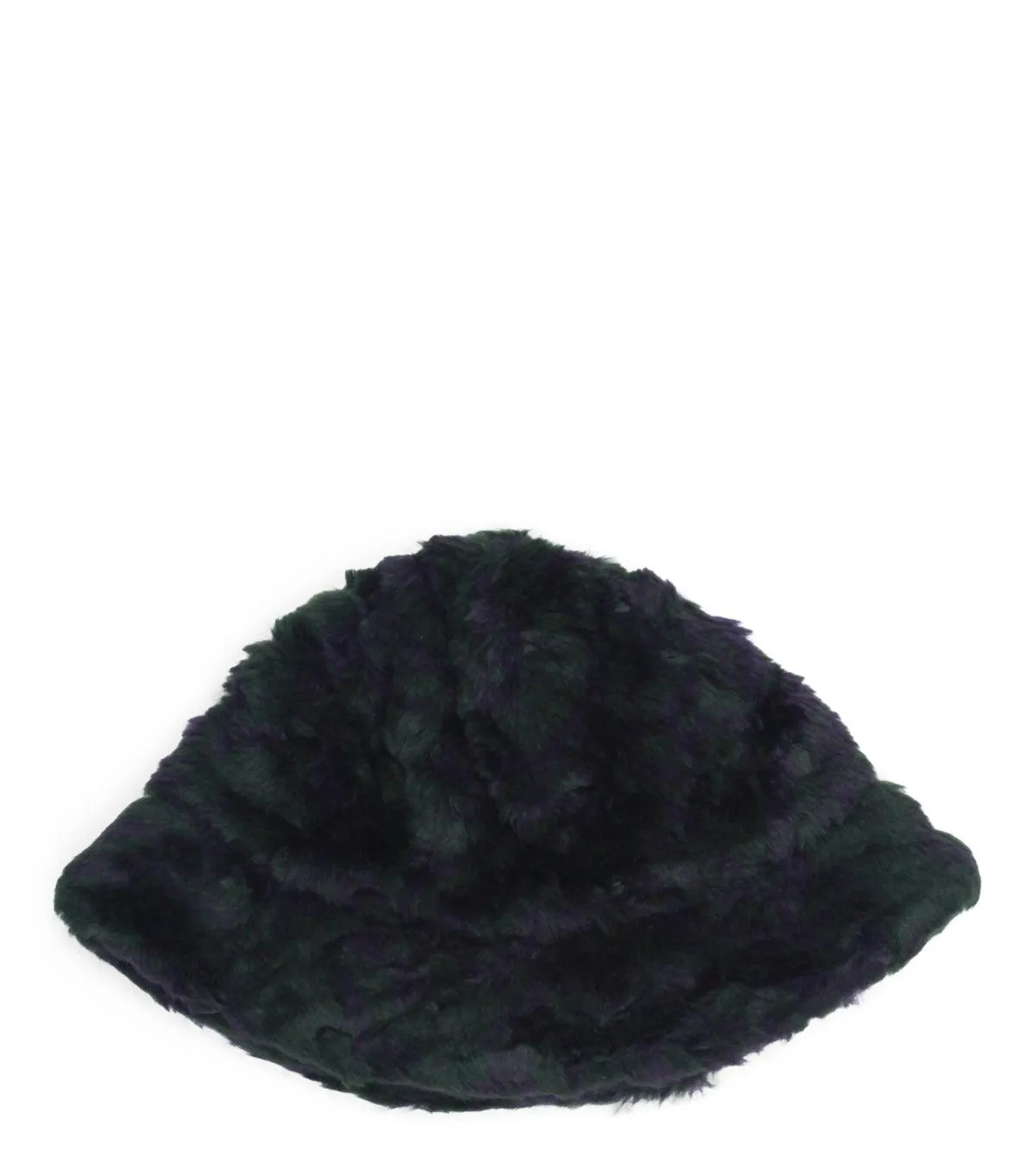 Needles Bermuda Hat Acrylic Fur Green Purple