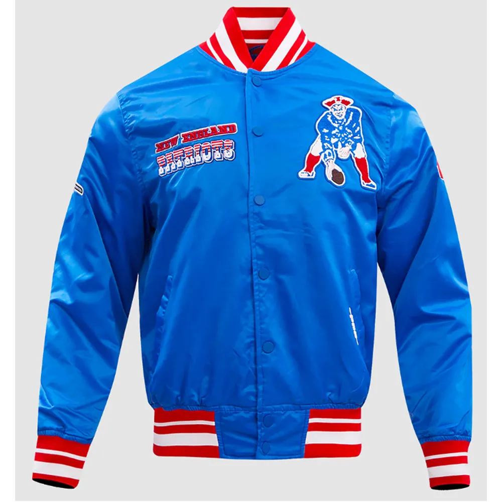 New England Patriots Retro Classic Rib Jacket